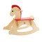 Hape Rock & Ride Wooden Rocking Horse in Beige, Adjustable, Baby & Toddler